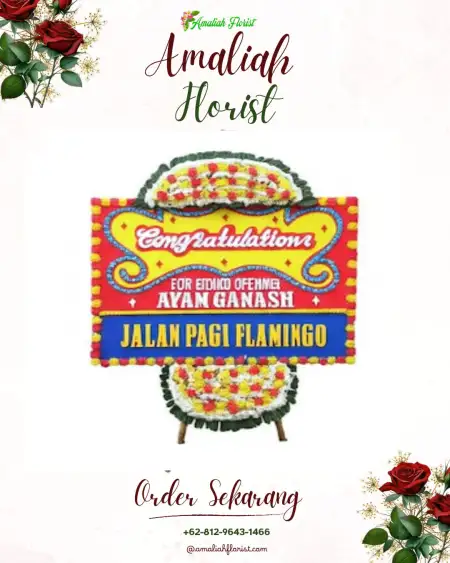 Sewa Papan Bunga Penggoli